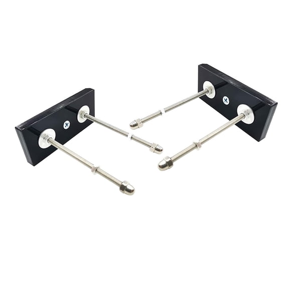 QccHieUs 2Pcs Skateboard Wall Mount Vertical Hanging Longboard Decks Display Living Room