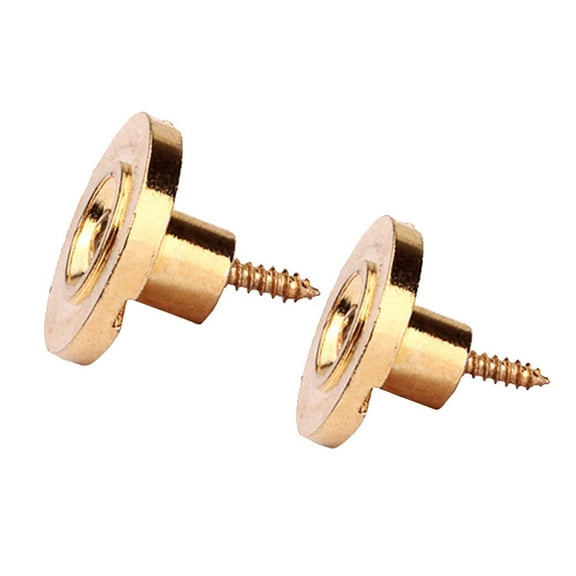 QccHieUs 2pcs Electric Bass Guitar String Trees String Retainers for Replacement Part