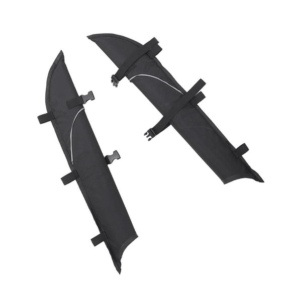 QccHieUs 2x Universal Kayak Paddle Scabbards with Reflective Trim Oxford Cloth Fixing for