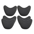 thumbnail image 1 of QccHieUs 3 Pairs Shoe Filler Inserts Reusable Toe Plug Foot Brace Pads Black, 1 of 9