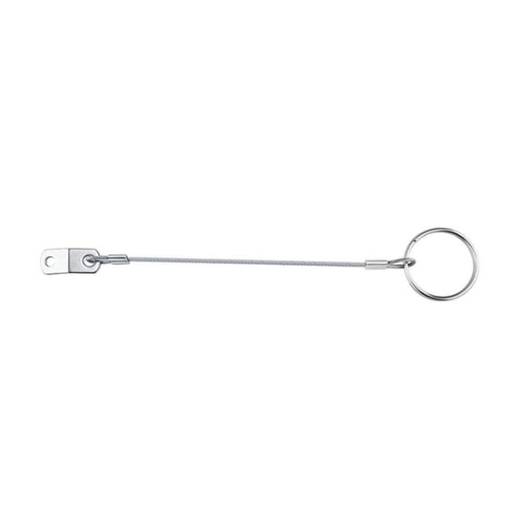 QccHieUs 316 Stainless Steel Quick Release Pin Lanyard Cable Sturdy Top Deck Hinge Marine 15 cm