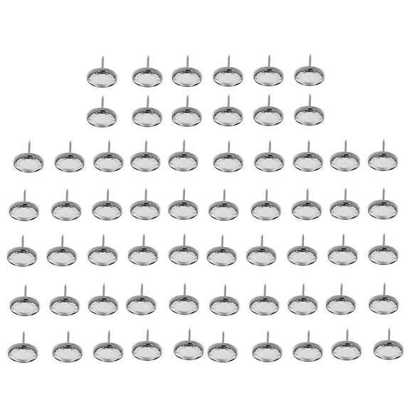 QccHieUs 5 Pieces 2mm 22mm Crystal Upholstery Nail Sofa Headboard Wall Decor Tack Studs