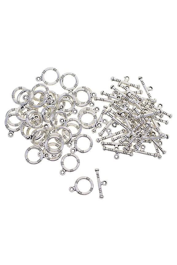 50pcs Multifunction OT Toggle Clasp For Necklace Bracelets Bags Clothes Handmade