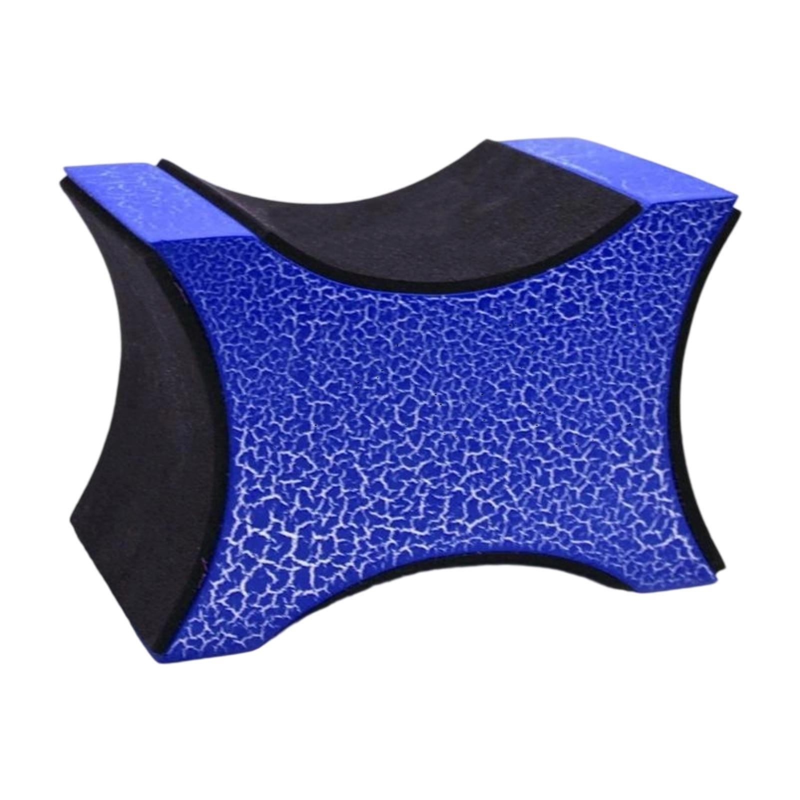 QccHieUs 9.5 x 6.5cm Guitar Neck Rest, Luthier Tool Holder, Cleaning Pillow for Electric Blue