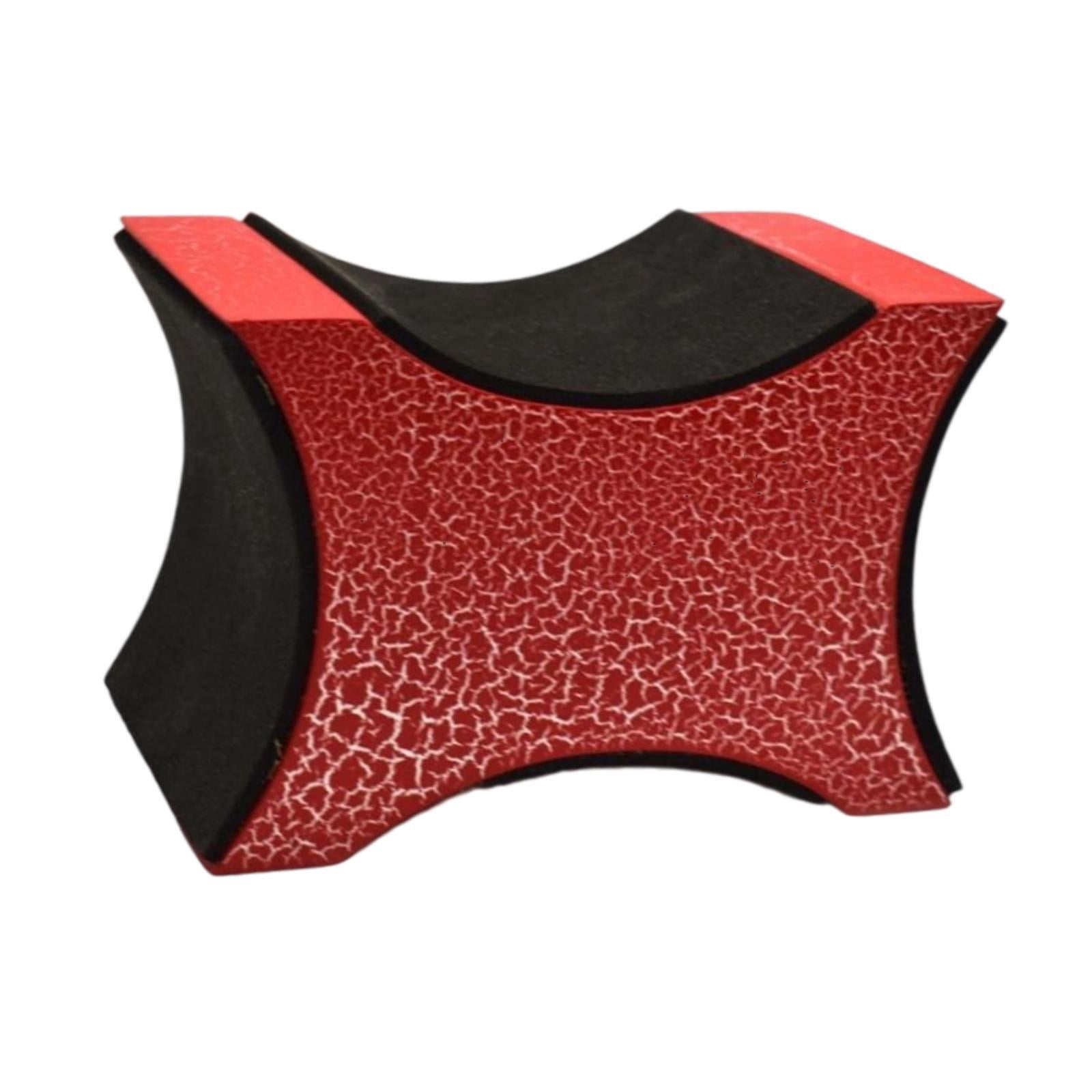 QccHieUs 9.5 x 6.5cm Guitar Neck Rest, Luthier Tool Holder, Cleaning Pillow for Electric Red