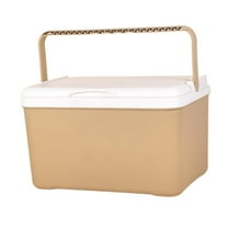 QccHieUs A rigid, lightweight, durable, large-capacity, ice-holding portable cooler ideal 10L