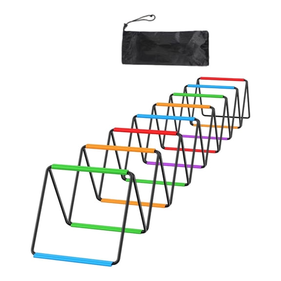 QccHieUs Agility Ladder Agility Training Equipment Folding Easy Setup Adjustable Football 16 Grids