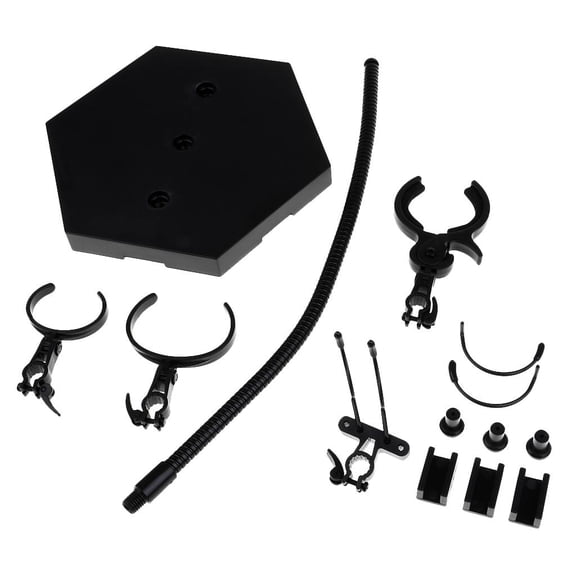 QccHieUs Assembly Action Figure and Doll Stand Set - Metal Stand Rack with Bases for BJD