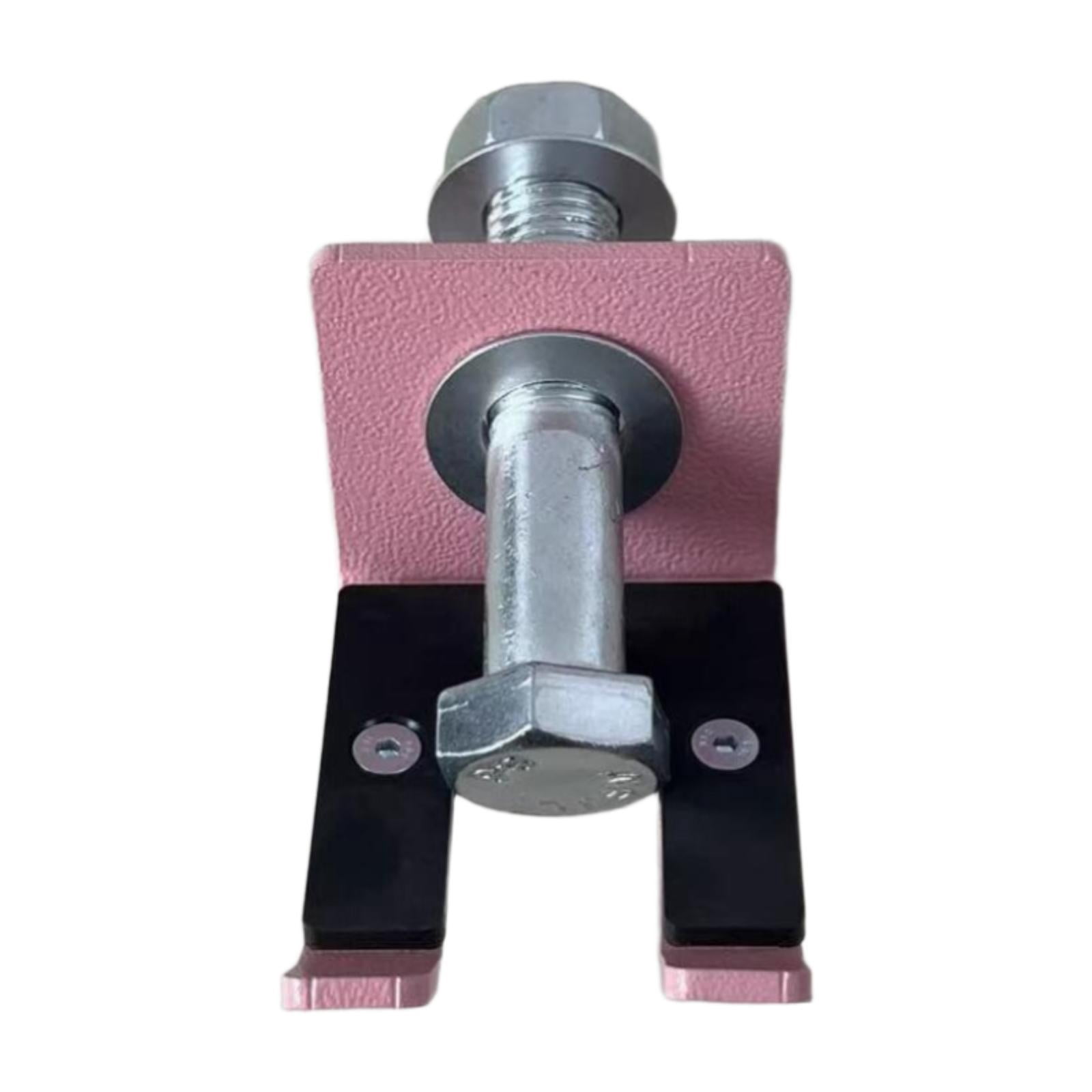 QccHieUs Barbell Holder Rack Attachment for Curl Bar Heavy Duty Home Gym Accessory Weight Pink