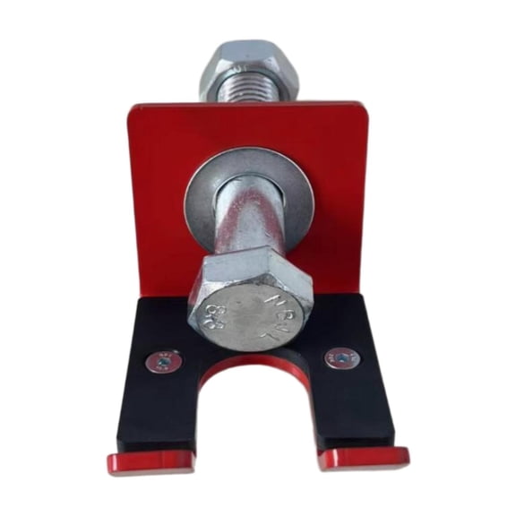 QccHieUs Barbell Holder Rack Attachment for Curl Bar Heavy Duty Home Gym Accessory Weight Red