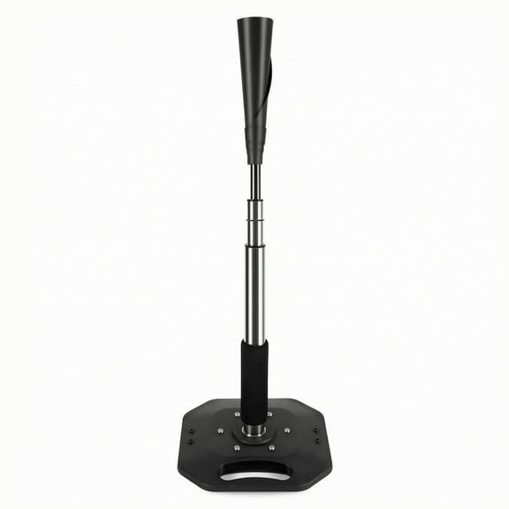 QccHieUs Batting Tee with Telescopic Stem Sturdy Training Aid Stable for Softball Players