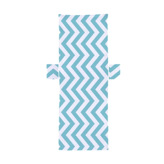 QccHieUs Beach Chair Cover Chaise Towel Comfortable Portable with Side Pockets Practical Style E