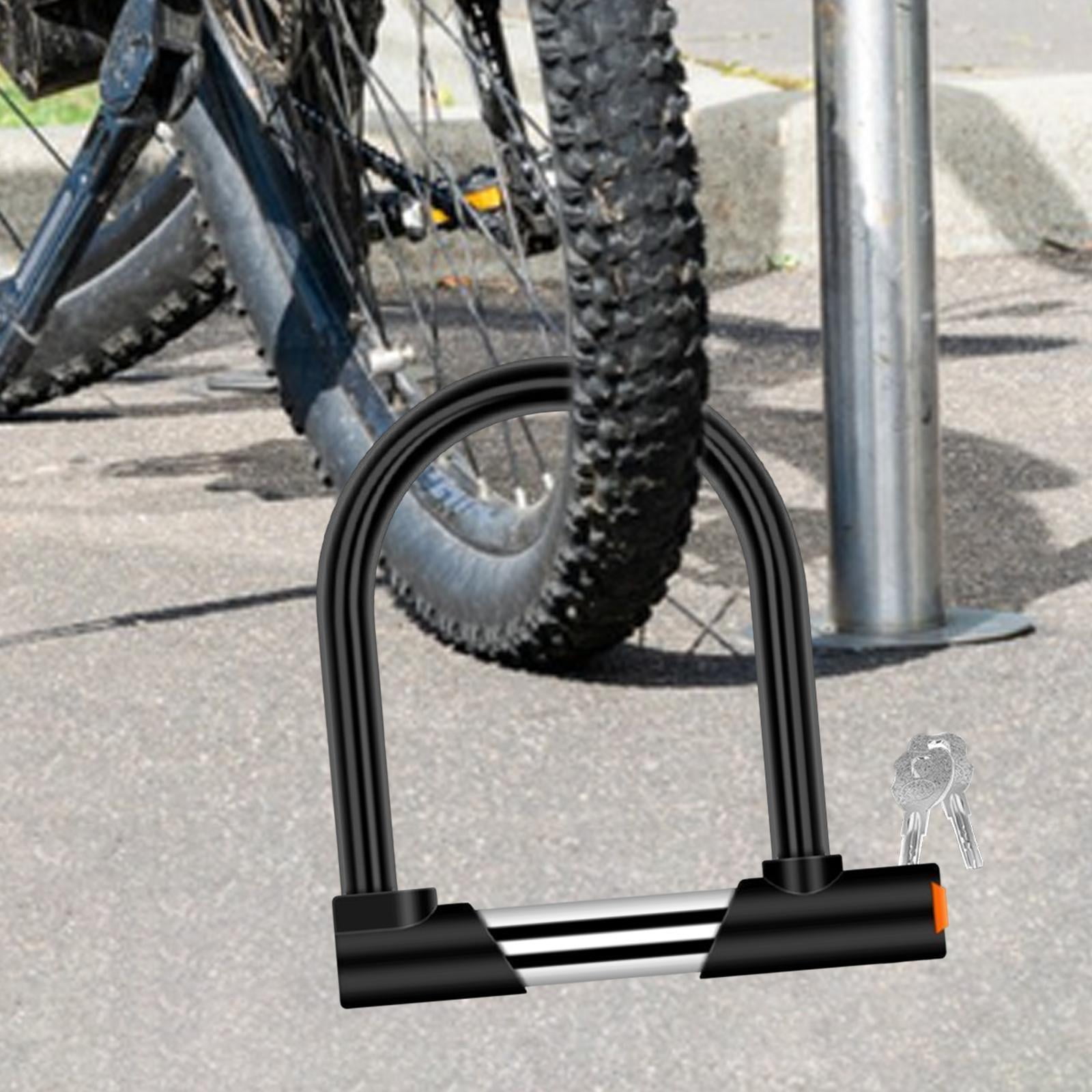 QccHieUs Bike U Shape Lock Accessories Dustproof Equipment Waterproof Anti Scratch with 2