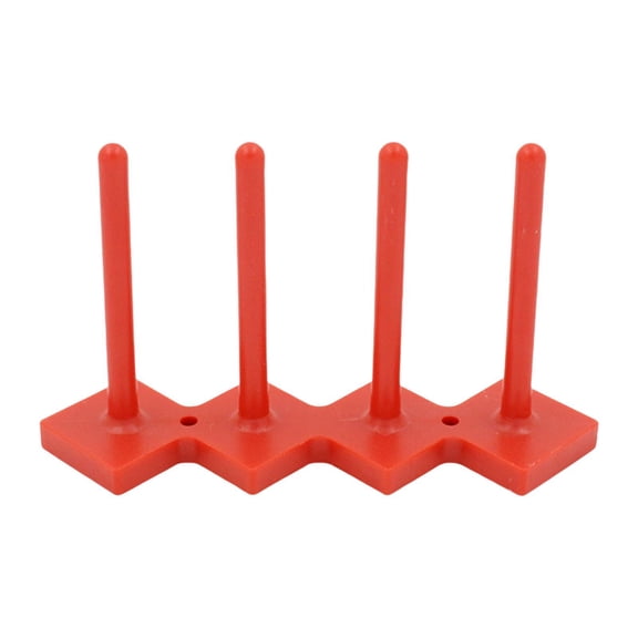 QccHieUs Bobbin Thread Stand Ribbon Organizer Magnetic for Serger Quilting Embroidery Red