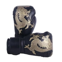 QccHieUs Boxing Gloves for Kids Exercise for Muay Thai, Kickboxing PU Punching Bag Gloves black