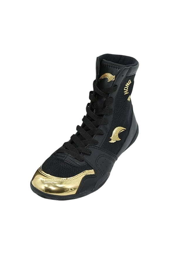 Boxing Shoes Wrestling Boots Adults Breathable Trainers Lightweight Footwear for 38