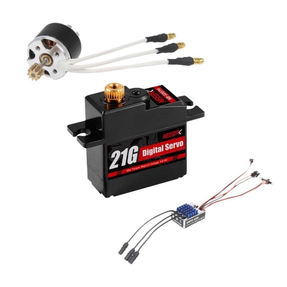 QccHieUs Brushless Motor with ESC Set 1/12 Scale Reliability Convenient Practical Replace