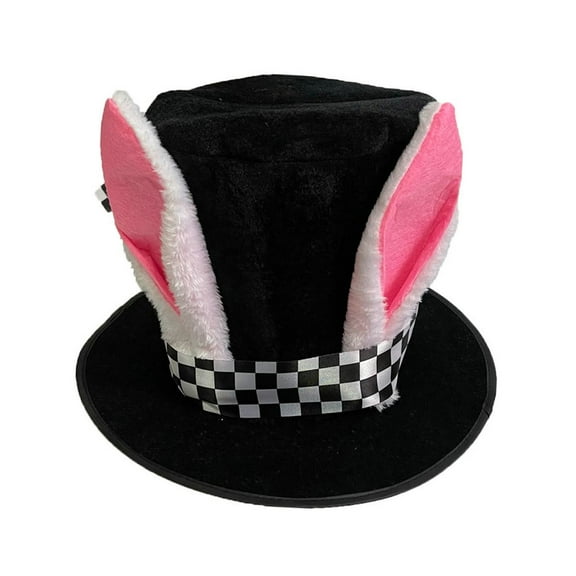 QccHieUs Bunny Ear Top Hat Rabbits Ears Topper Easter Rabbit Costume for Festival Holiday