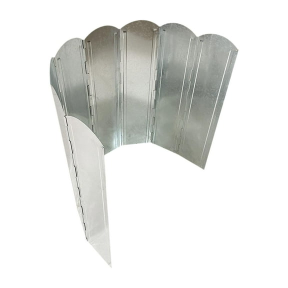 QccHieUs Camping Stove Windscreen Grill Burner Metal Wind Shield Wind Blocker Wind Screen 120cmx40cm