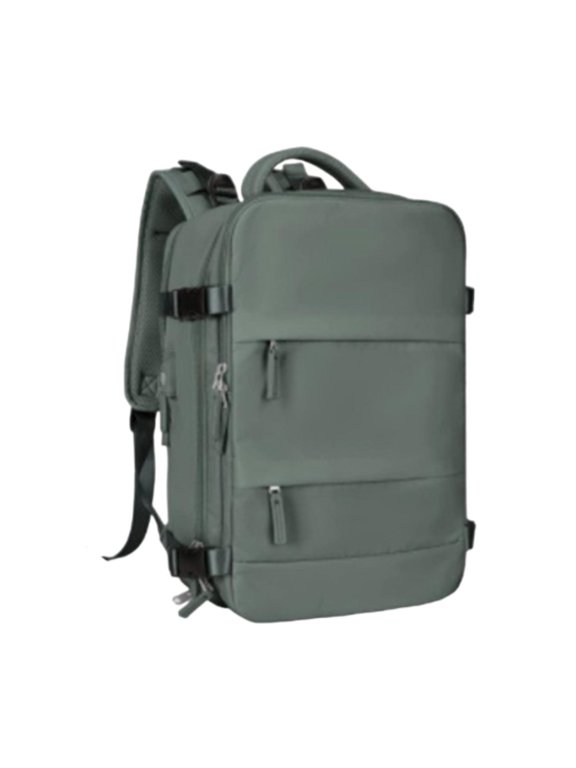 Carry on Backpack Travel Backpack with Shoe Compartment Duffel Bag Overnight Bag Army Green