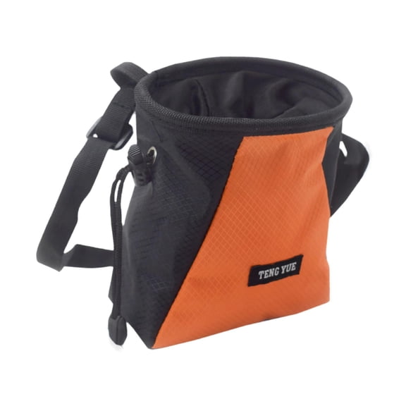 QccHieUs Chalk Bag Organizer Drawstring Pouch Storage Bag for Gymnastics Training Workout Orange