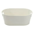 thumbnail image 1 of QccHieUs Champagne Bucket Classic Drink Cooler for Restaurant Bar Accessories Parties White, 1 of 9