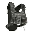thumbnail image 1 of QccHieUs Chest Rig Bag Adjustable Shoulder Straps Chest Pack for Travel Riding Skiing Grey, 1 of 9