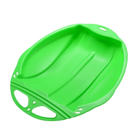 QccHieUs Children's Snow Sled Alpine Ski Board Outdoor Toboggan Sledge Grass Sand Sliding Green