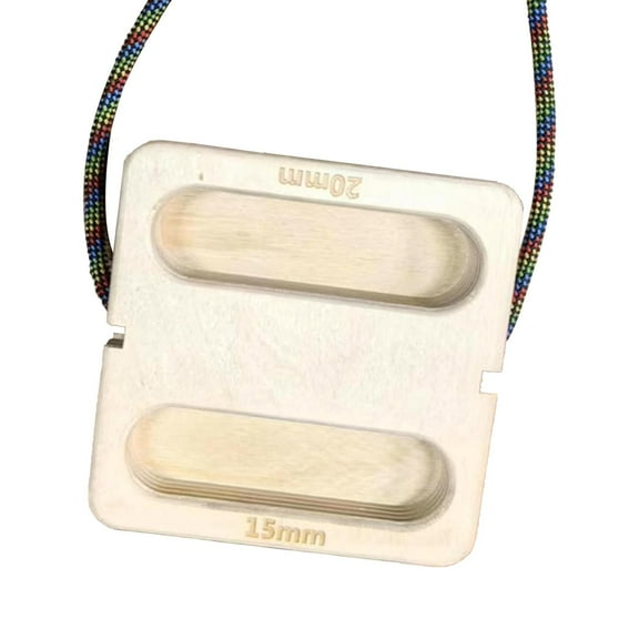 QccHieUs Climbing Hangboard Portable Forearm Exerciser Sturdy Climbing Training Board