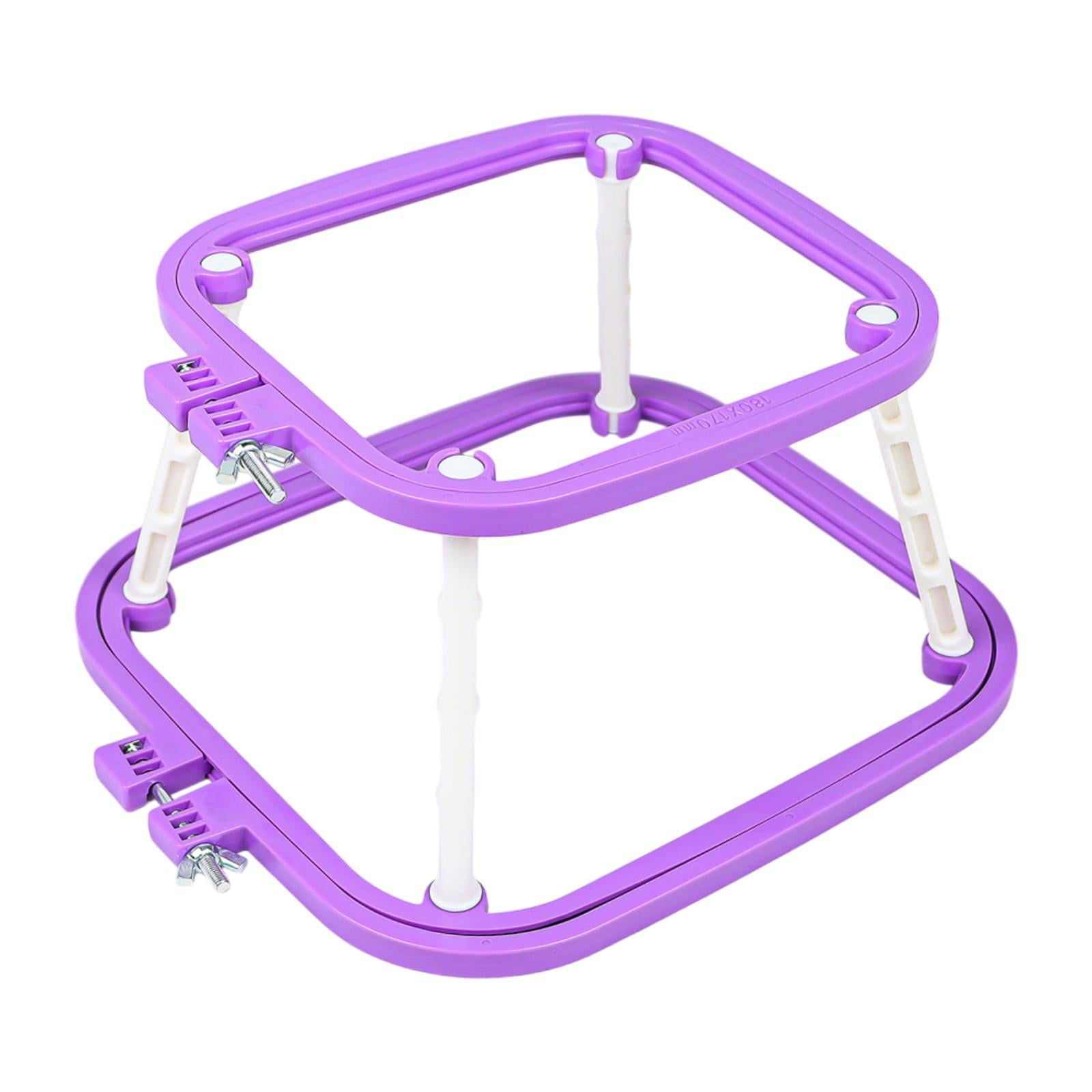 QccHieUs Desktop Embroidery Frame Cross Stitch Hoop Embroidery Tool Needlework Holder for Large