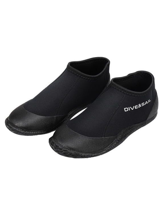 Dive Boots with Rubber Sole 3mm Dive Boots Non-Slip for Surfing, Divers, Surfers 36