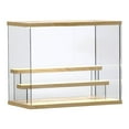 thumbnail image 1 of QccHieUs Dustproof Acrylic Display Rack with Lights Figure Model Perfume Cosmetics Storage Transparent Cover Collections Organizer , 3 Step, 1 of 9
