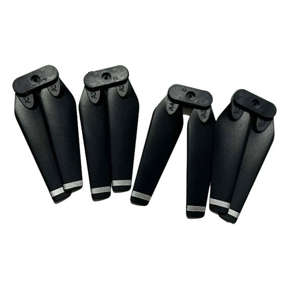 QccHieUs E99 Pro Drone Accessories Arm Motor Blades, Easy to Install RC Drone Quadcopter Attachment Gift ABS Plastic Durable Grey Blades