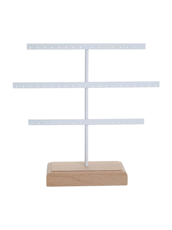Earrings Organizer Dangling Earrings Holder 3 Tiers Hanger Hanging Organizer for White