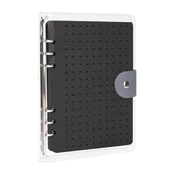QccHieUs Felt Pin Brooch Display Book Pin Badges Collection Decorative Metal Badges Chest Black