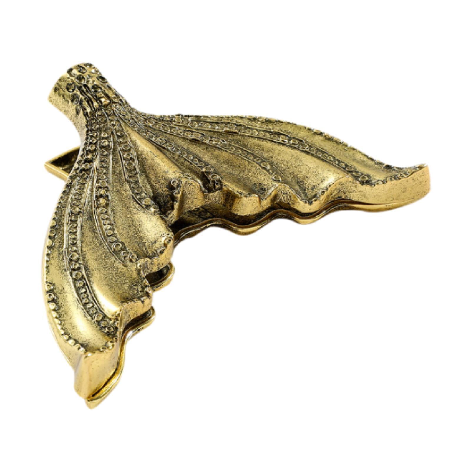 QccHieUs Fish Tail Book Clip Bookmark Reading Marker Page Holder for Men Women Teens Boys Old Gold