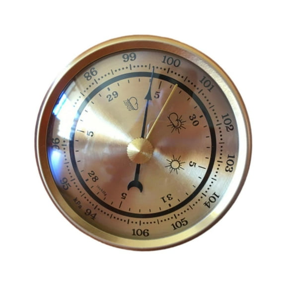 QccHieUs Fishing Barometer Weather Forecasting Tool Automatic High Portable Compact Metal