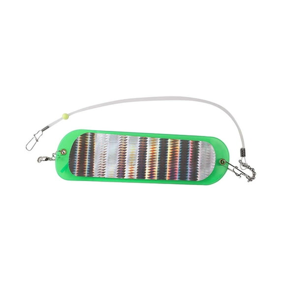QccHieUs Fishing Flasher Fishing Flasher Compact Freshwater Practical Reflective Supplies Style H