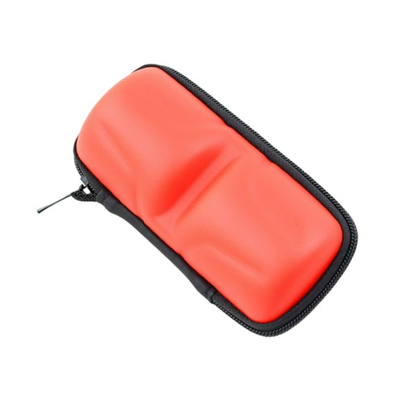 QccHieUs Fishing Reel Case Box Portable Sponge Protection EVA Fishing Reel Bag Protective Red