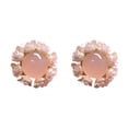 thumbnail image 1 of QccHieUs Flower Earrings Drop Earrings Creative Elegant Luxury Trendy Jewelry Accessories, 1 of 7