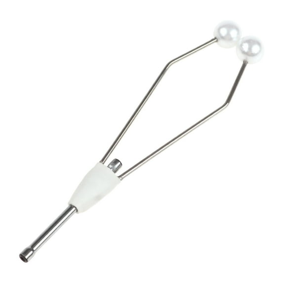 QccHieUs Fly Fishing Tying Tool Ceramic Tip Bobbin Holder Sturdy Easy to Use Portable Fly White