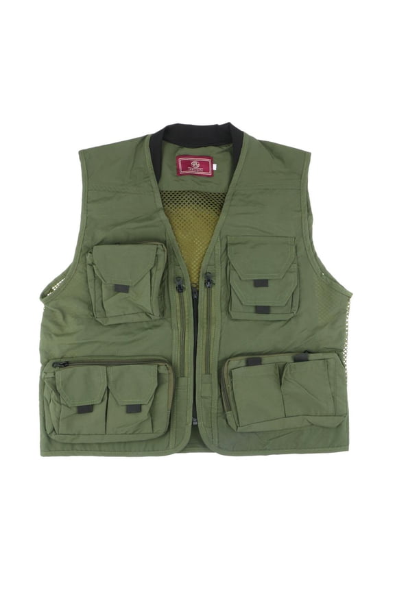 Fly Fishing Vest Men's Multifunction Pockets Jacket Mesh Outdoor Sports Vest M
