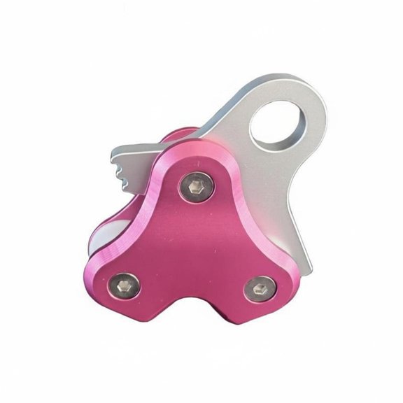 QccHieUs Freediving reel made of aluminum alloy, breathing diving line reel, diving spool Hot Pink