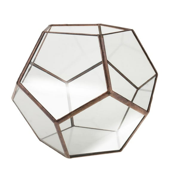 QccHieUs Geometric Terrarium Box Decor Fern Planter Holder Decor - C2 5.9 x 5.9 x 5.9 inch