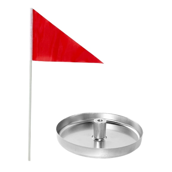 QccHieUs Golf Putting Cup and Flag Stainless Steel Training Equipment, Practice Golf Hole