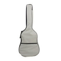 QccHieUs Guitar Gig Bag Guitar Storage Box Side Handle Waterproof 41 inch Acoustic Guitar gray