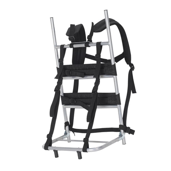 QccHieUs Heavy Carrying Backpack Frame Foldable Bag Frame with Adjustable Straps Portable M