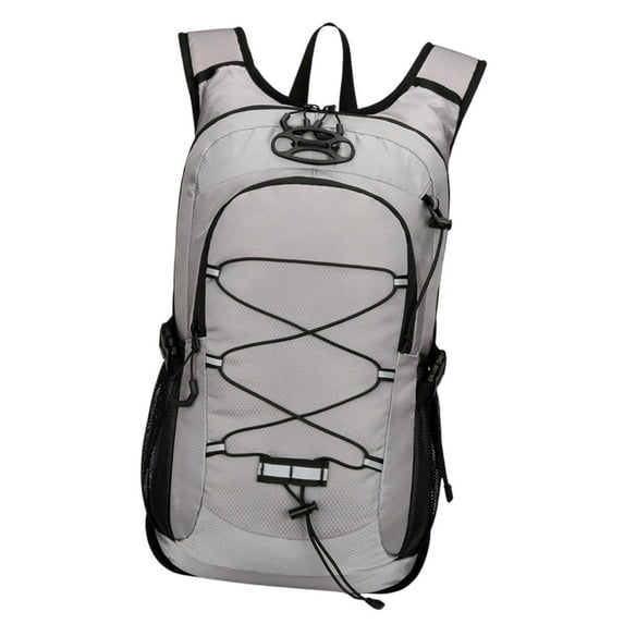 QccHieUs Hiking Rucksack Hydration Pack Water Resistant Sports Daypack Outdoor Hydration Gray