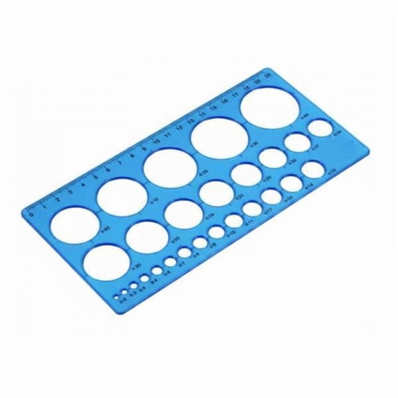 QccHieUs Hobby Model Masking Stencil Round Cutout Spray Painting Template for Wheels Hubs 2 Pcs