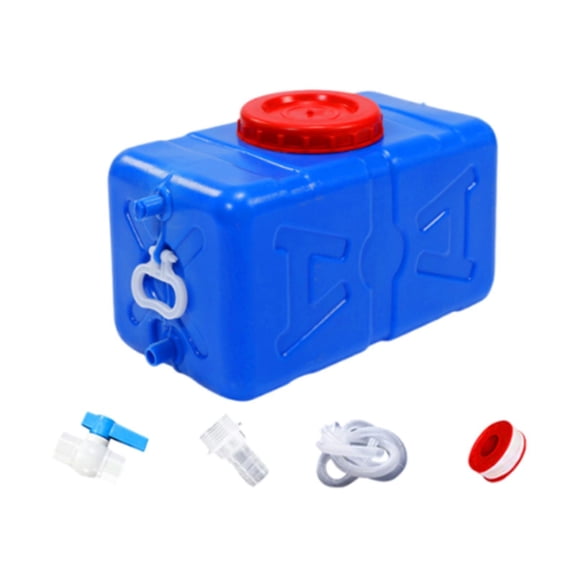 QccHieUs Horizontal Water Tank Drink Container Water Tower Storage Barrel for Fishing BBQ 30L